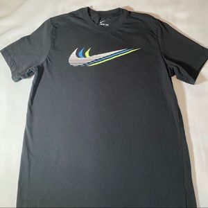 Nike Logo Shirt Swoosh Black